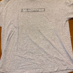 Vintage Dave Matthews Band Gray Men's Short Sleeve Tee